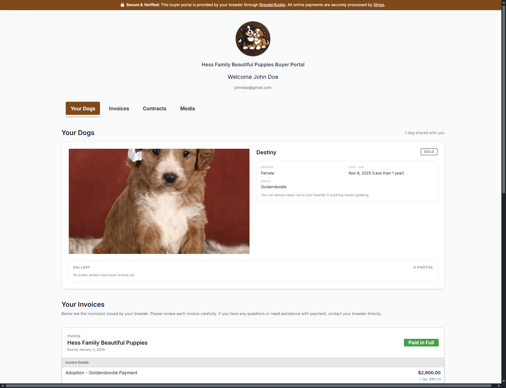breederbuddy dog breeding app