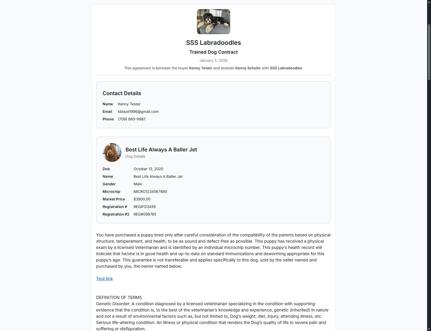 breederbuddy dog breeding app