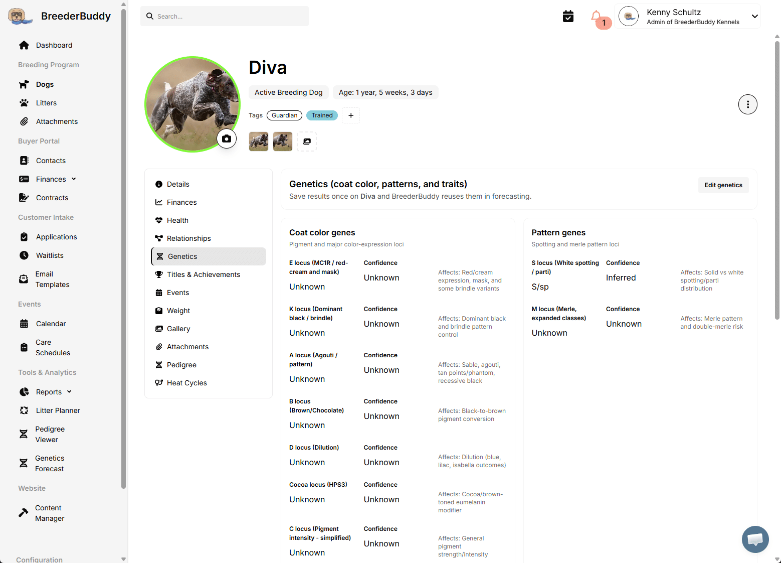 dog breeding software for enhanced genetics and pedigree tracking